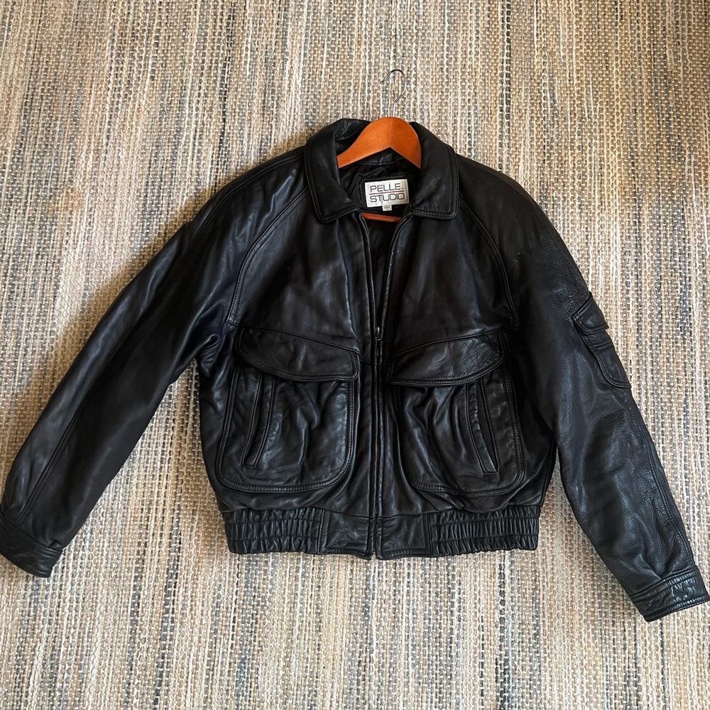 Pelle Studio Black Leather Jacket